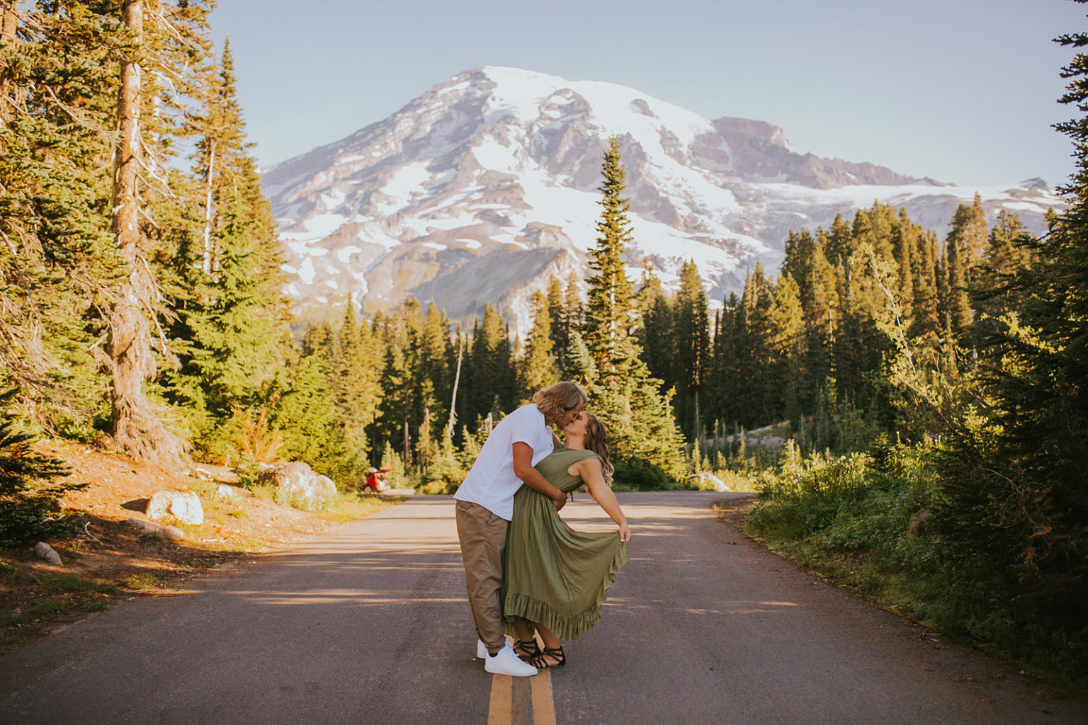 How To Take Engagement Photos at Mount Rainier National Park - Pacific 